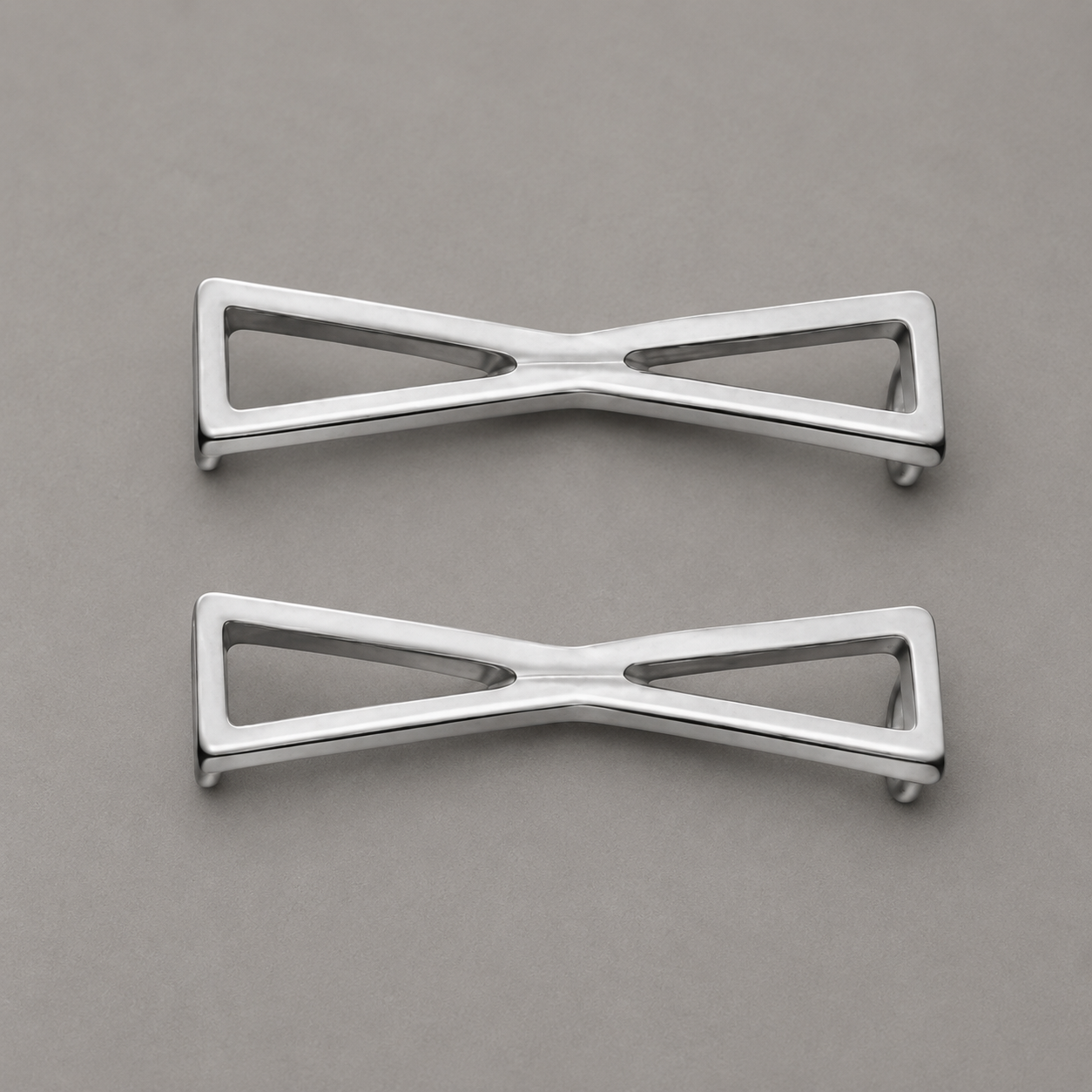 Silver Bow Charm